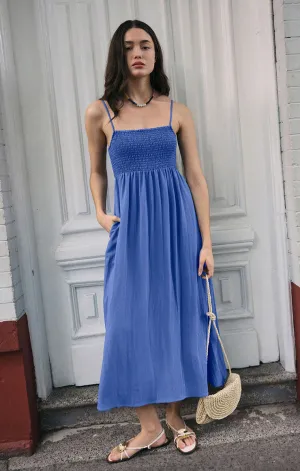 Z Supply Beachside Midi Dress - Blue Riviera